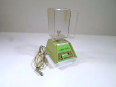 1970 Ideal Mini Matic Avocado Green BLENDER With Base Incomplete • $8.01