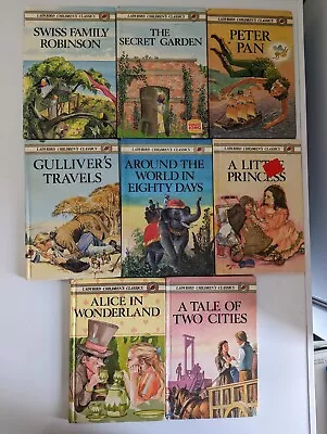 Lot Of 8 Ladybird Children's Classic Literature  Books Including Peter Pan Etc  • £20