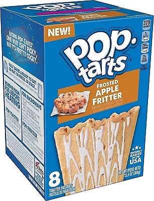 £3.65 • Buy Kelloggs Pop Tarts Frosted Apple Fritter 416g - USA - EXPIREs  11/03/23