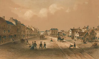 Late 19th Century Lithograph - Edwardian Street • £48