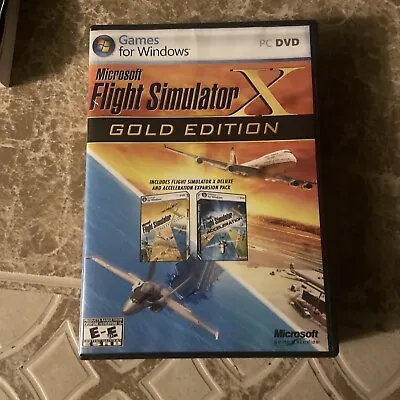 Microsoft Flight Simulator X: Gold Edition (PC: Windows 2008) • $20