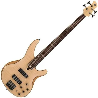 Yamaha TRBX604FMNTS Flamed Maple Top Natural Satin 4 String Bass Guitar • $1145