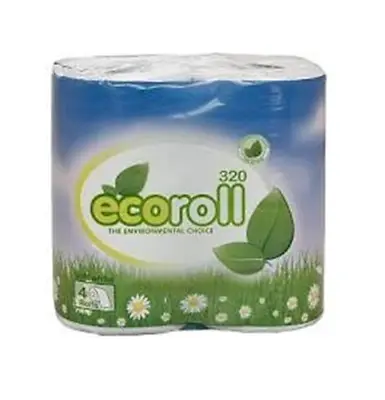 ECO ROLL Camping Caravan Motorhome Rapid Dissolve Toilet Paper PACK OF 4 • £3.99