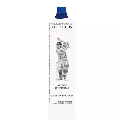 Cricketing Greats Miniature Bat - Sachin Tendulkar ~ India • £9.95