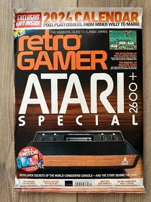 RETRO GAMER Magazine GUIDE Classic GAMES No 253 ATARI SPECIAL + 2024 Calendar • $16.99