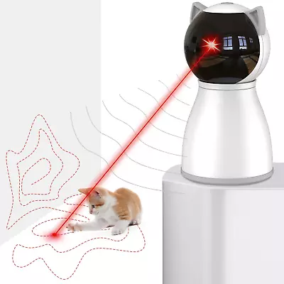 Cat Toys Motion Activated Rechargeable Automatic Cat Laser Toy Interactive Toys • $34.43