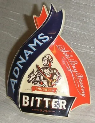 Vintage ADNAMS BITTER Southwold Suffolk Beer Pump Clip MANCAVE HOME BAR Classic  • £8.99