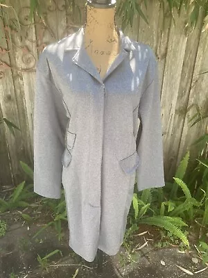 Vintage Hollywood & Vine Collared Grey Dress 2X  • $20