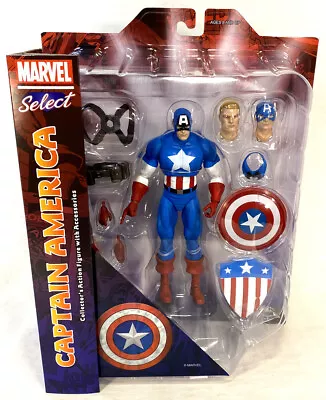 Diamond Select Marvel Select CAPTAIN AMERICA Action Figure New & IN STOCK • $39.95