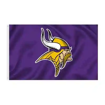 Nfl Minnesota Vikings  Logo Flag 3 X 5 Foot • $15.95