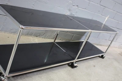USM Haller Lowboard Shelf Medienboard Black Rolls Sideboard 150er • £737.04
