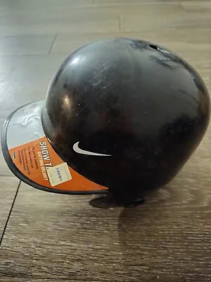 Nike Show Team Batting Helmet Dri Fit Large 7 1/8-7 1/4 Black Baseball Softball • $17.80