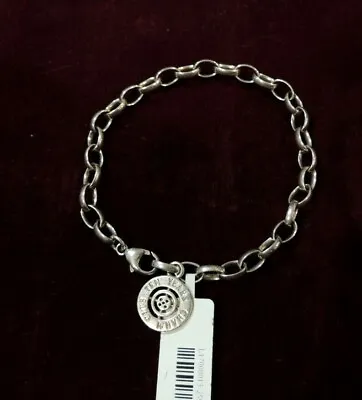 Good Condition - Thomas Sabo Sterling Silver Belcher Charm Bracelet 18Cm  • $79