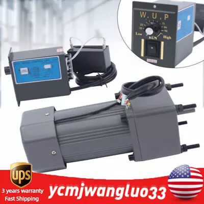 200W 110V 20K AC Gear Motor Electric Variable With Speed Controller Single-phase • $92.15