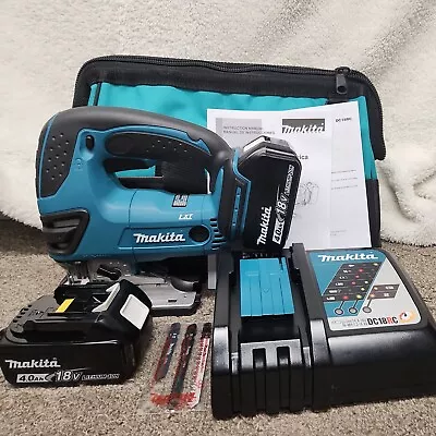 Makita·XVJ03T·18Volt LXT Variable Spd Li-Ion Jigsaw Set Two 4.0Ah Batteries New! • $248.55