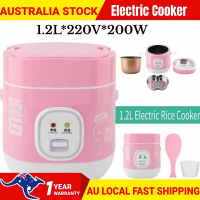 1.2L Mini Rice Cooker Multi-function Non-Stick Household Kitchen Cooking Machine • $27.89