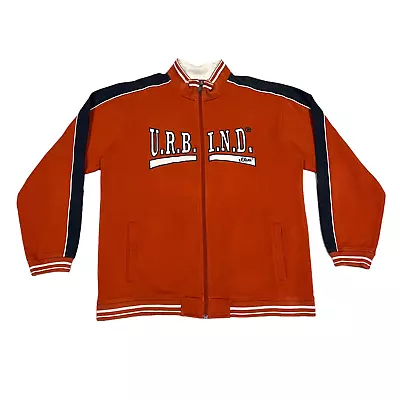 S.Oliver U.R.B.I.N.D. Full Zip Sweat Jacket | Vintage Designer Orange XL VTG • $27.52