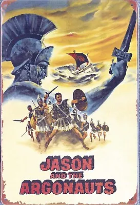 Jason And The Argonauts - Fantasy Mythology Action Movie Tin Metal Sign • $18