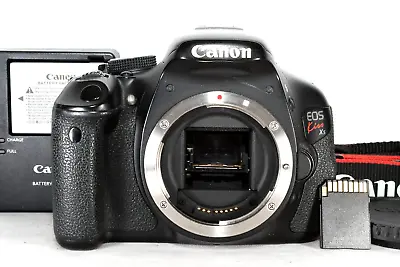 Canon EOS 600D Kiss X5 DSLR Camera (Body Only) W/battery Charger Strap Card • $299