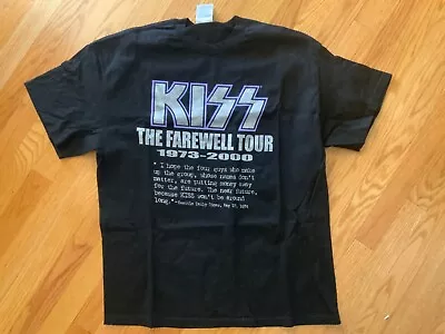 Kiss Reunion/Farewell 2000 Tour Official Concert T-Shirt XL Ace Frehley Simmons • £33.62