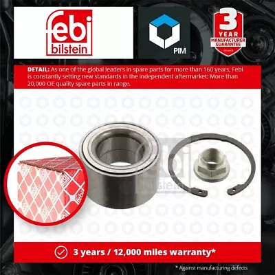 Wheel Bearing Kit Fits LAND ROVER DISCOVERY Mk4 3.0D Rear 09 To 18 LR021939 Febi • £40.18