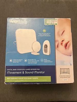 Angelcare AC115 Digital BREATHING MOVEMENT & SOUND Baby Monitor & Sensor Pad VGC • £39.99