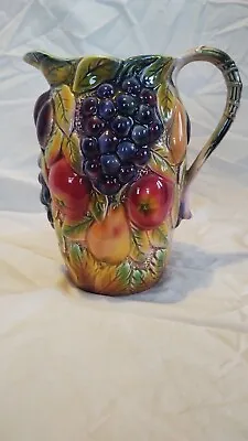 Vintage Falcon Ware Embossed Fruit Vase • £20
