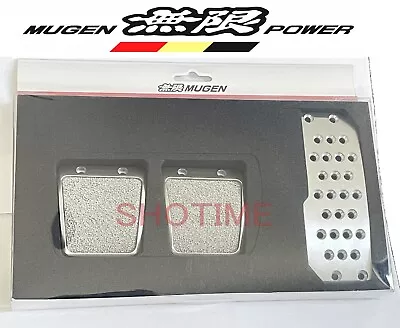 MUGEN SPORTS Gas Brake Clutch Pedal Pad Set(Fit: HONDA  CIVIC EP3 TYPE-R • $135