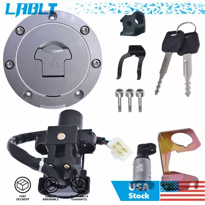 LABLT Ignition Switch Fuel Gas Cap Seat Lock Key Set For Honda CBR600F4/i 01-06 • $28.97
