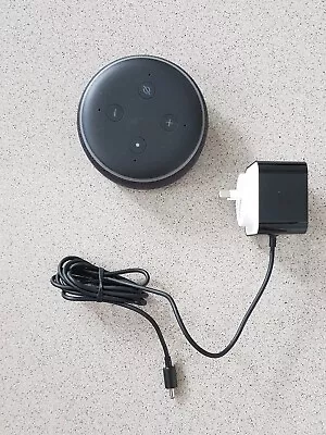 Amazon Echo Dot (3rd Gen) Smart Speaker - Charcoal Fabric • $30