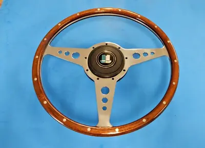 New Moto-Lita 13  Wood Steering Wheel & Hub Triumph TR4 TR6 • $509.95