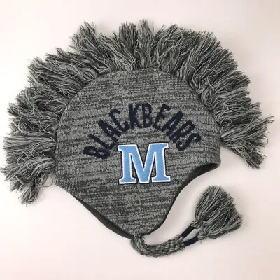 Maine Black Bears Mohawk Crazy Winter Hat With Ear Flaps UMO USM UMA UMF • $31.49