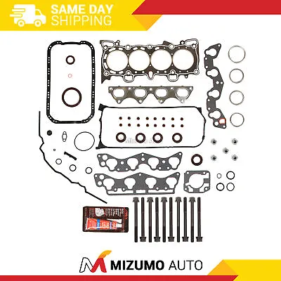 Full Gasket Set Head Bolts Fit 96-00 Honda Civic Del Sol 1.6 D16Y5 D16Y7 D16Y8 • $99.95