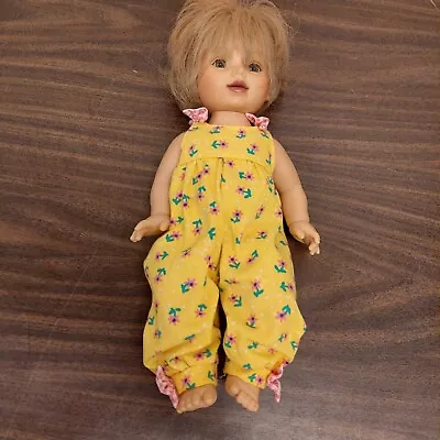 Vintage BABY SO BEAUTIFUL DOLL 1995 Playmates Girl JS & A 14  Original Dress • $19.99