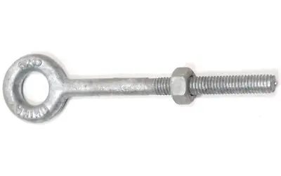 Eyebolt 3/8 Drop Forged Hot Dipped Galvanized Steel Eye Bolt 6  Inch Length • $9.99