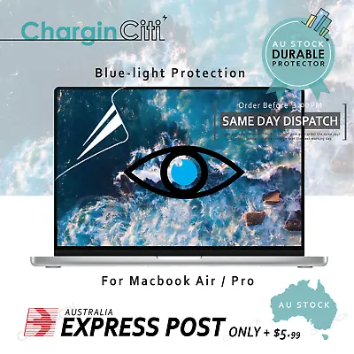 Screen Protector Anti-Blue Light Film For Macbook Air/Pro 11  12  13  14  16  • $9.95