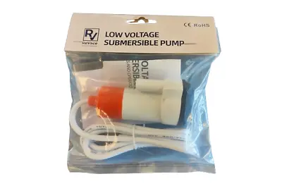 12v Submersible Water Pump Campervan Pump 12 Liters/min 0.68Bar & 1m Cable • £12.50