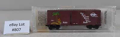 (Lot 807) N Scale Model Micro Trains 40' Box Car Missouri Pacific Herbie Herb-1 • $7.99