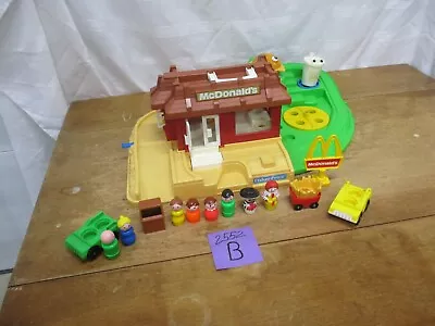 Vintage Fisher Price Little People McDonald’s Playset 2552 B Bus Extra 100% • $395