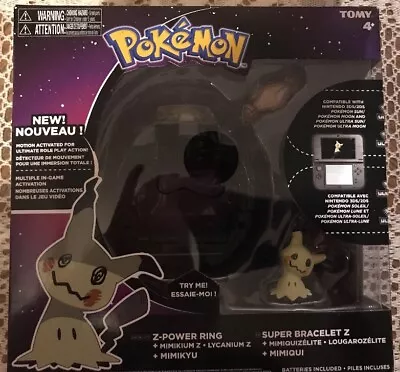 $48.95 • Buy Pokemon Z-Power Ring With Mimikyu Figure  Brand New 
