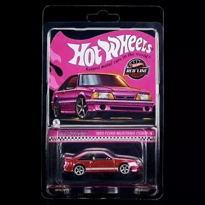 Hot Wheels RLC Exclusive Pink Edition 1993 Ford Mustang Cobra R PRESALE SHIPPED • $49.95