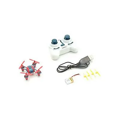 Udi Mini Nano 2.4ghz RTF Red Quadcopter 6 Axis Gyro LED Lights RC Drone Gift Box • £34.99