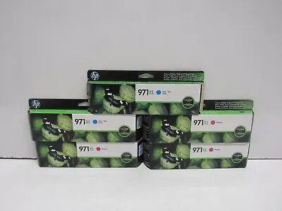 Lot Of 5! Genuine Hp 971xl (cn626am/cn627am) High Capacity Ink Cartridge • $49.99