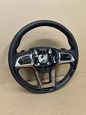 NEW OEM Jeep Grand Cherokee / Cherokee L 21-24 Steering Wheel WOOD GRAIN TAN • $249.95