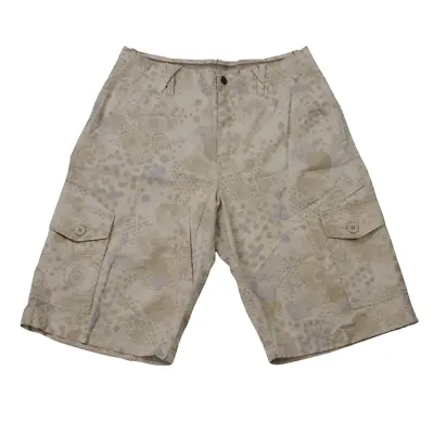 Jordan Classic Cut Beige Casual Cargo Short Pants Mens 395423 261 Sz 32 Vintage • $61.87