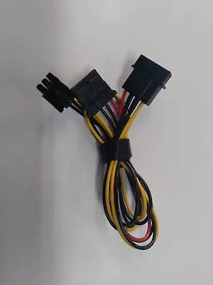 IDE Molex Power To PCI Express 6Pin Video Card Power PCI-E Adapter Cable • $4