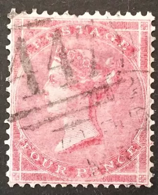 GB Queen Victoria 1855/57 VFU 4d Stamp LH • $1.23