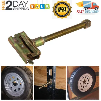 $16.99 • Buy 1/2/3/5PCS E-Track Spare Tire Trailer Mount W/5” Bolt Hanger Spare Wheel Carrier