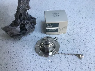 New!  Whittard Of Chelsea Miniature Teapot Tea Infuser • £5