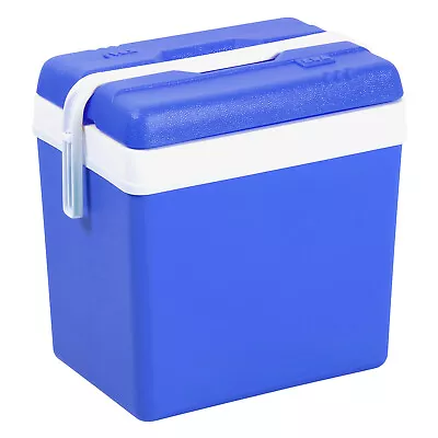 Large 24L Cooler Ice Box Camping Festival Beach Picnic Insulated Drinks Coolbox • £5.49